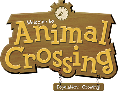 The logo for Animal Crossing: Population Growing. It reads: Welcome to Animal Crossing. Population: Growing!